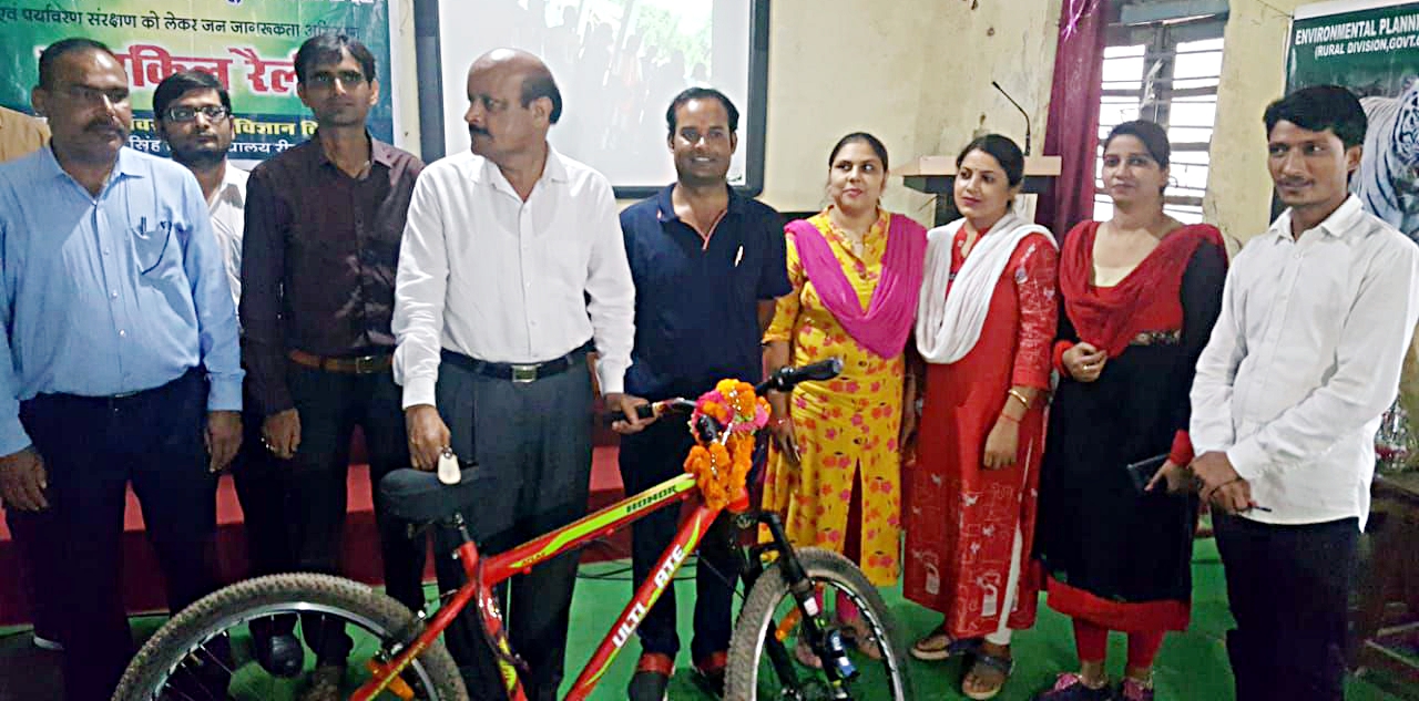 Awareness done to thousands of students by cycling