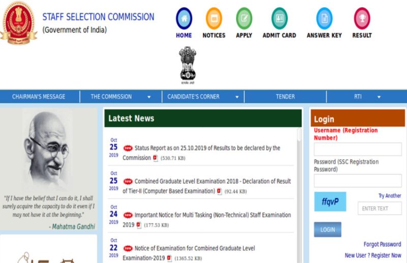 SSC CGL Tier 2 Result 2019