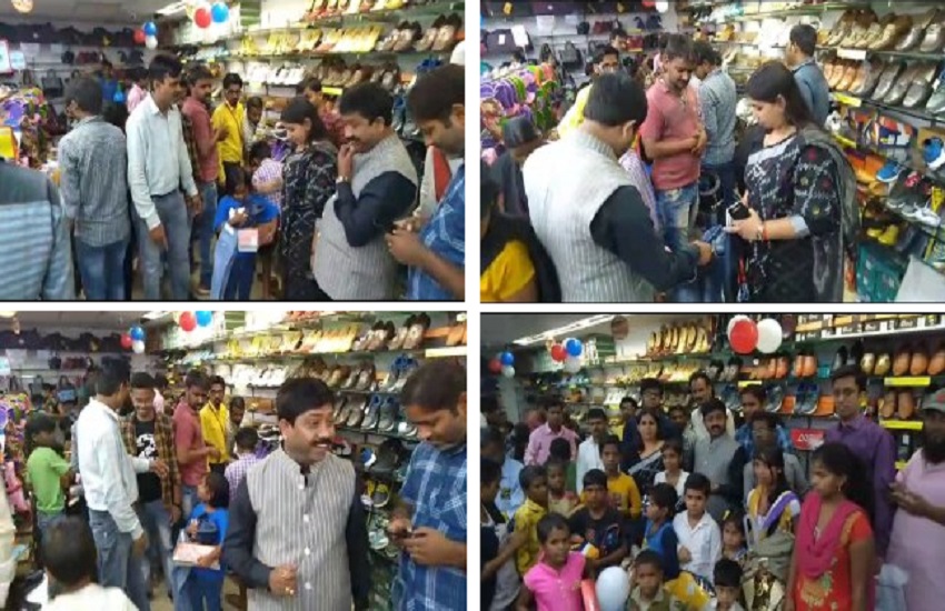 UP cabinet minister Nandi gets Diwali shopping for poor children