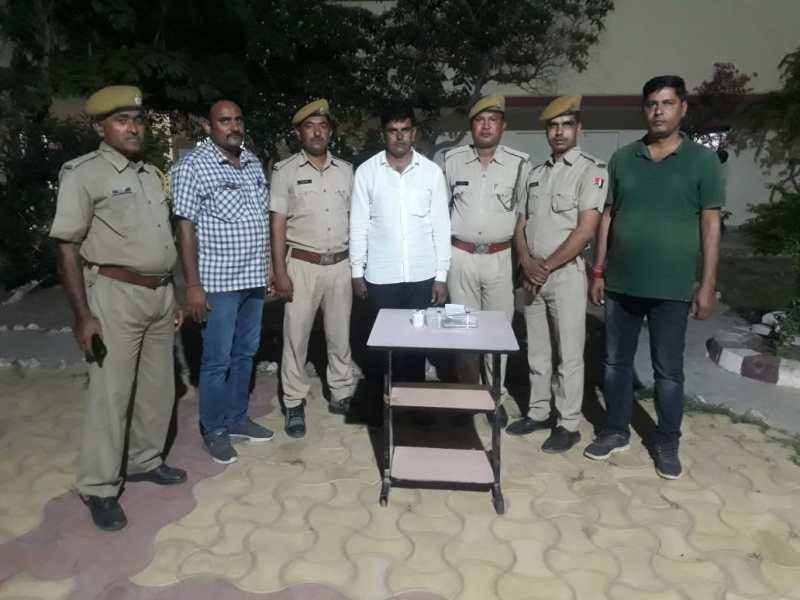Arrested with illegal loaded pistol