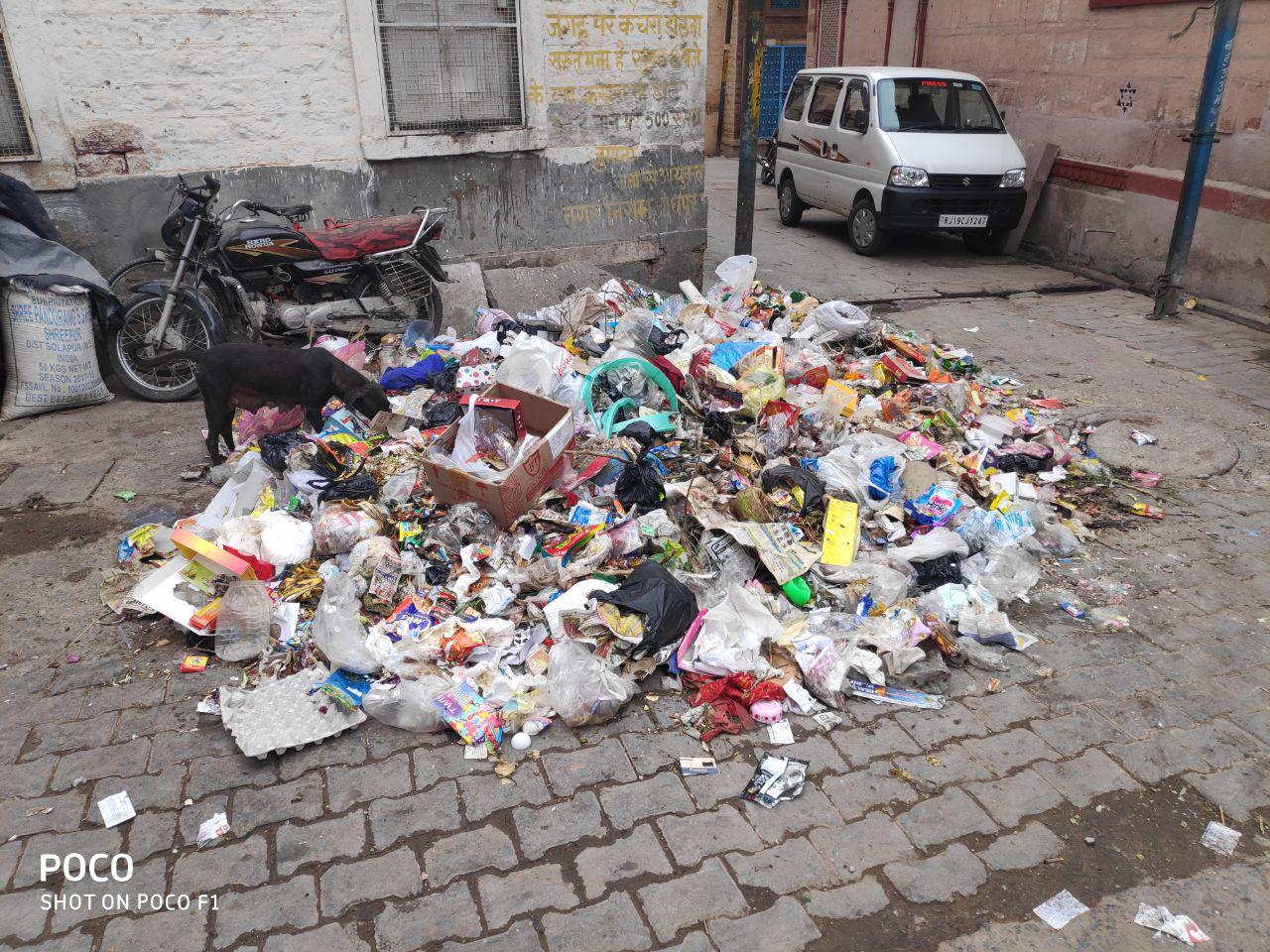 cleanliness of jodhpur by nagar nigam workers