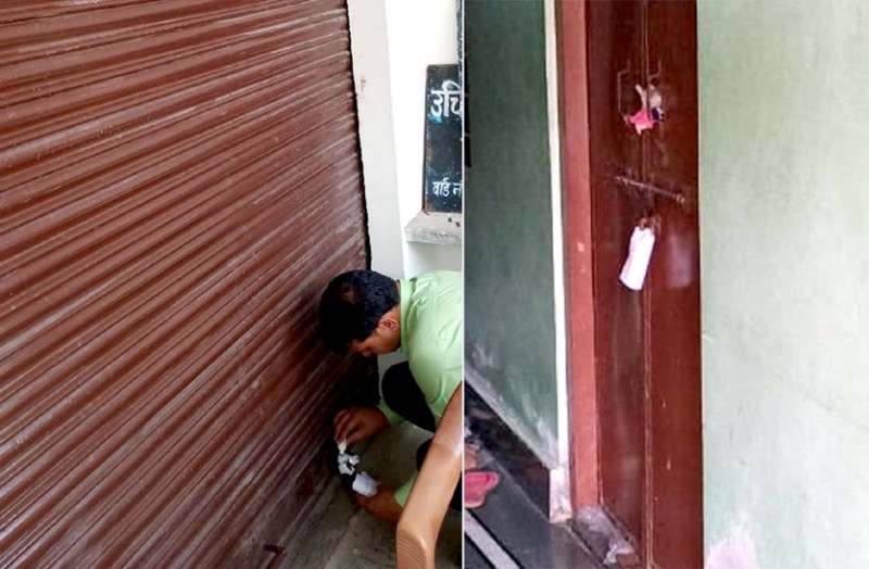 शिकायत पर खाद्य मंत्री रमेश मीणा ने किया औचक निरीक्षण, बंद मिली दुकान को कराया सीज