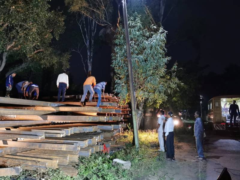 A dog and her two newborn puppies were rescued on Sunday