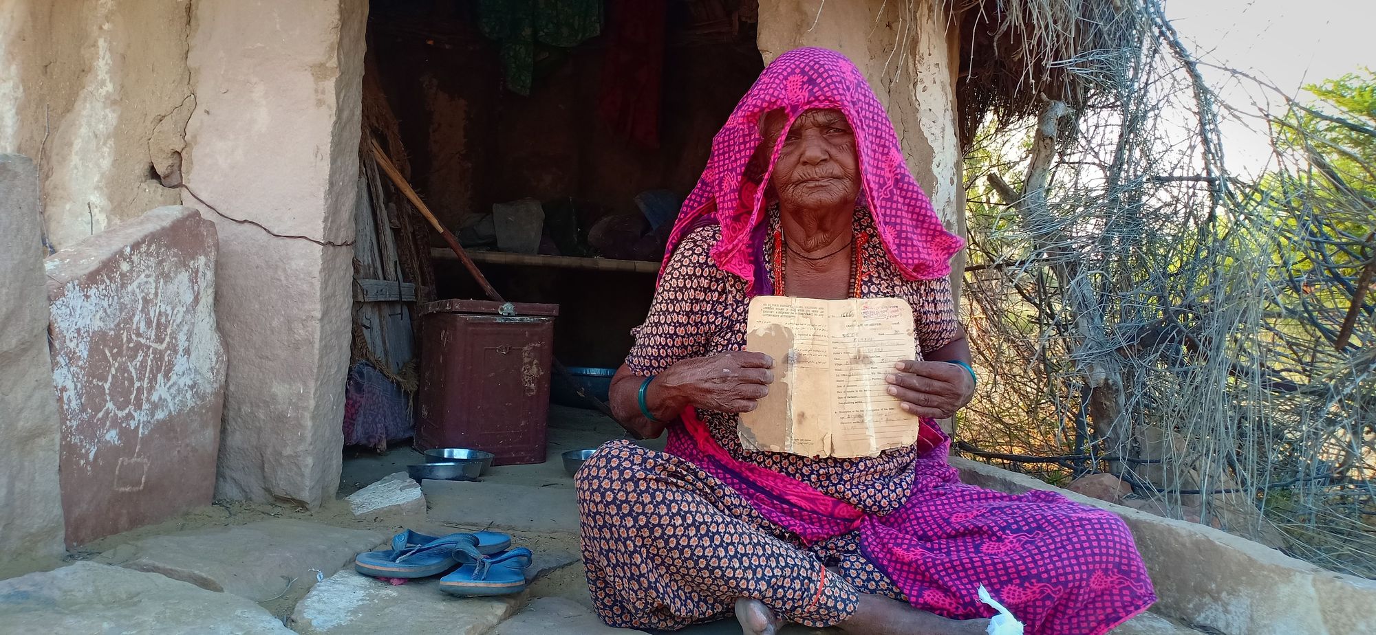 Wife of second world war soldier in poverty
