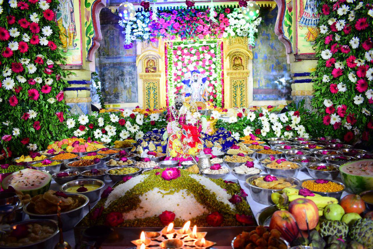 annakoot festivals in temples of jodhpur