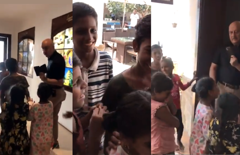 अनुपम खेर ने जीता दिल: गरीब बच्चों को 5 स्टार होटल में खिलाया खाना, एक ने पूछा- बिल ज्यादा तो नहीं आया
