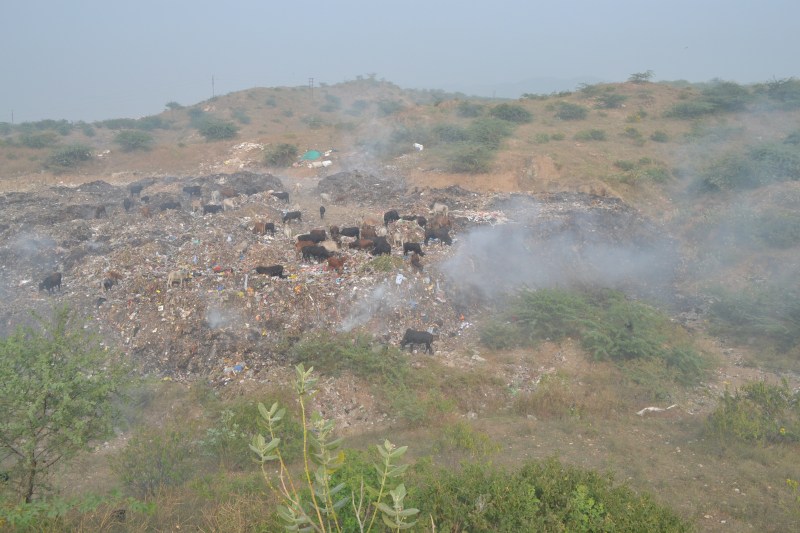 Smart city ajmer : चौंकिए नहीं, यह स्मार्टसिटी का ही धुआं है !