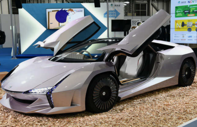 Japan Developed Car Made of Wood