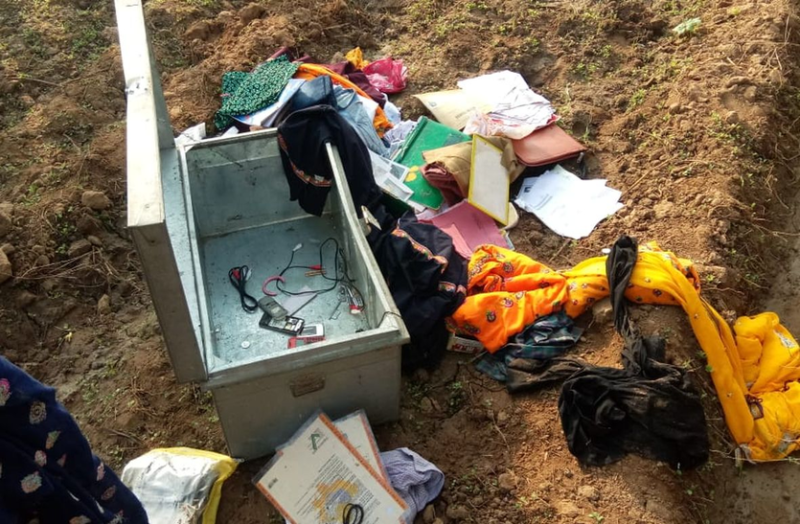 Robbery incident in seven houses of Sapotra