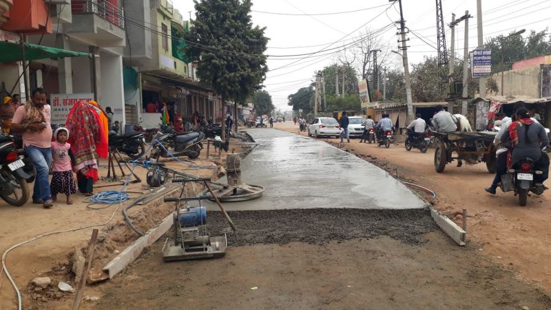 हिण्डौनसिटी नगर परिषद करा रही है निर्माण