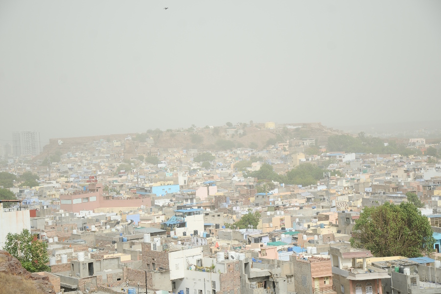 rainfall and sandstorm prediction in jodhpur due to cyclone maha