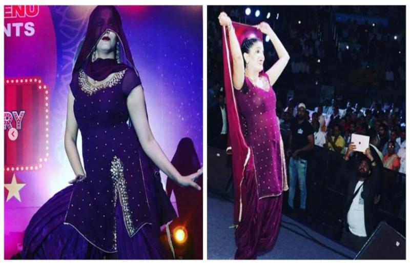 पर्पल सूट में सपना चौधरी ने किया ऐसा डांस वीडियो हुई वायरल