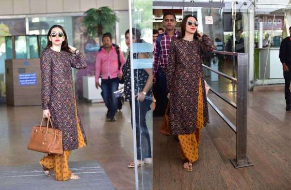 जयपुर एयरपोर्ट पर स्पाॅट हुई करिश्मा कपूर, काजल अग्रवाल, मंदिरा बेदी का दिखा कूल अंदाज