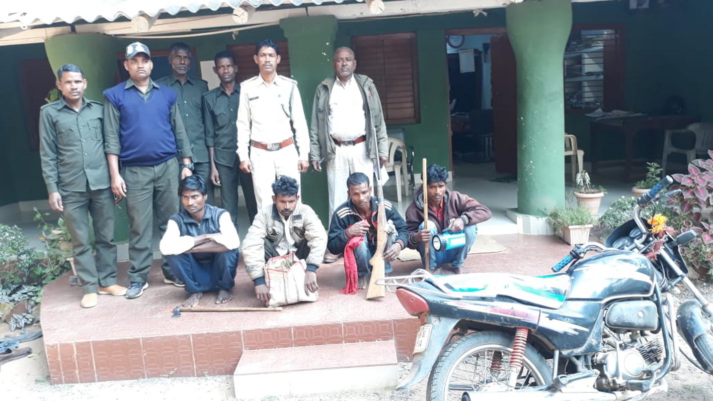 Bandhavgarh: Hunters were roaming with ammo in the buffer zone