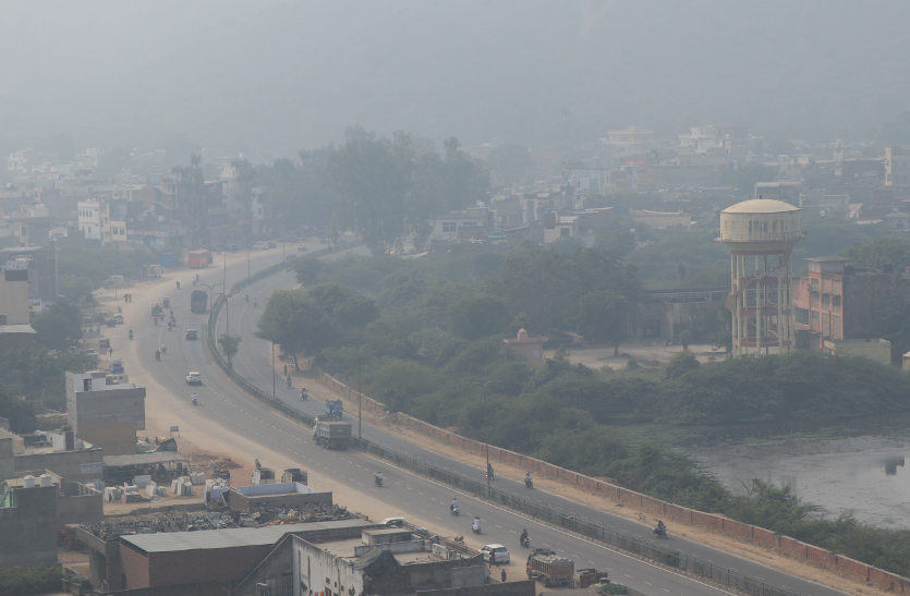 पंजाब से आई हवा ने दिल्ली के बाद अब जयपुर की भी सेहत बिगाड़ी, कई क्षेत्रों में प्रदूषण स्तर हुआ खतरनाक