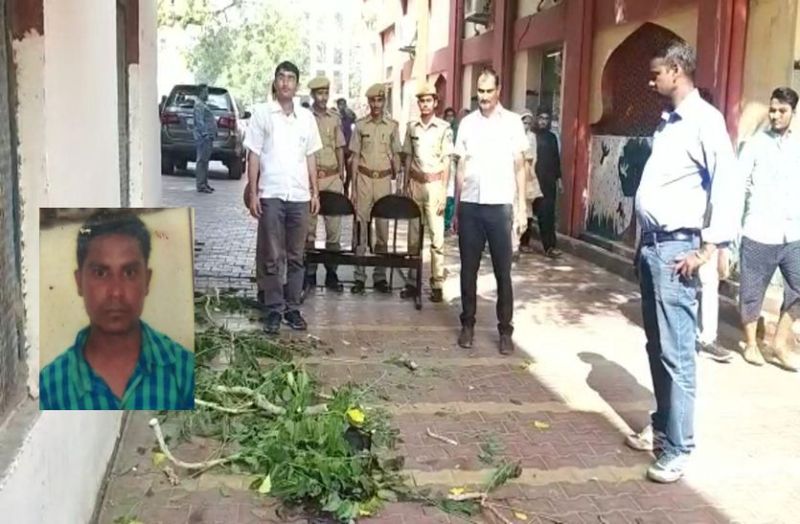 Accident-आरएमएस ऑफिस की बिल्डिंग से गिरने से श्रमिक की मौत