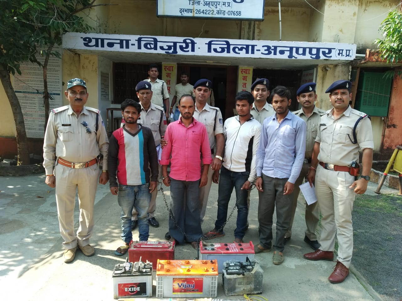 Four accused involved in five robberies arrested, two absconding