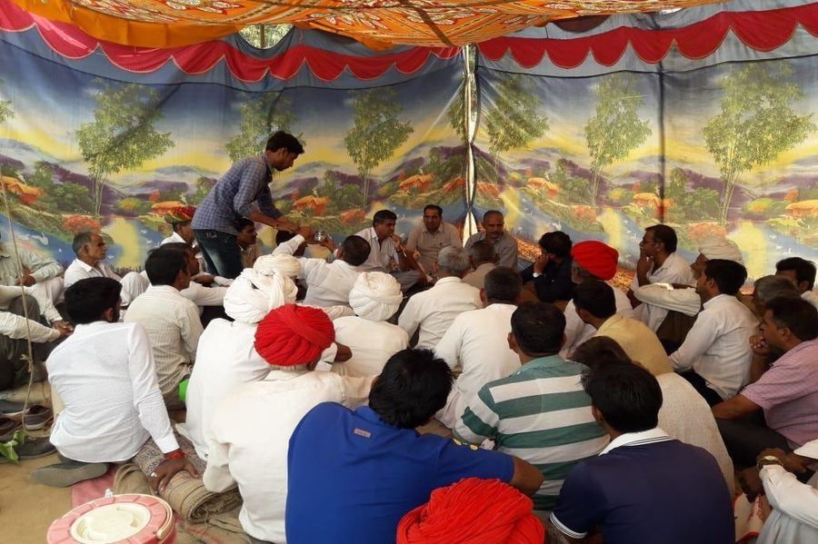Farmers expressed anger over purchase of moong