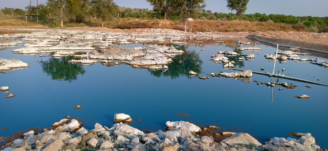 Fertile land wasting with chemical water