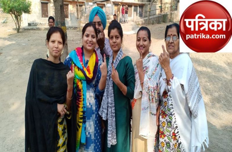 nikay chunav Live Update 2019 sirohi : दोपहर एक बजे तक 52.48 प्रतिशत मतदान