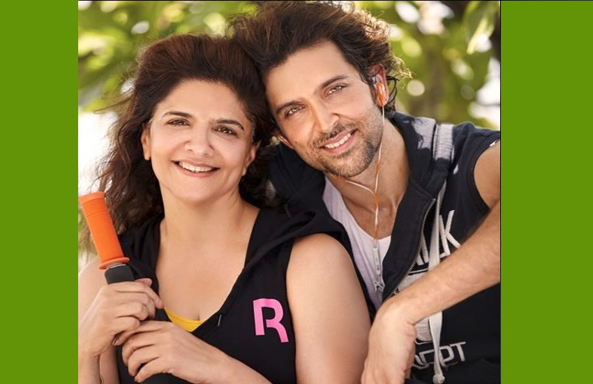 Hrithik roshan with mother