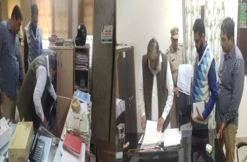हरियाणा के गृहमंत्री एक्शन में, पुलिस थाने में जांच, सब इंस्पेक्टर सस्पैंड