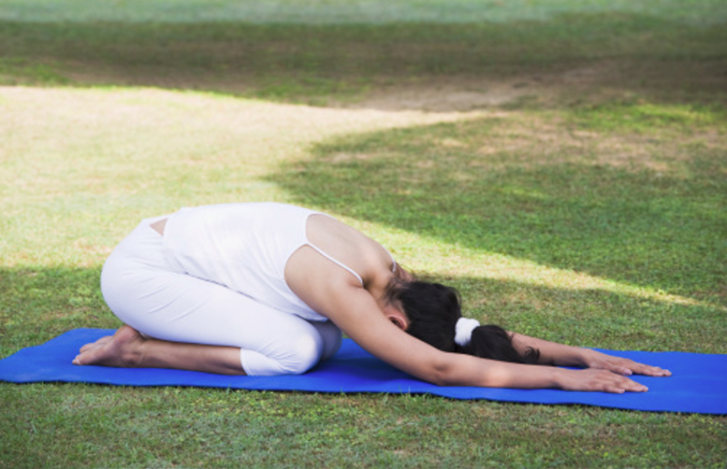 Increase concentration, Beat fatigue with Shashankasana