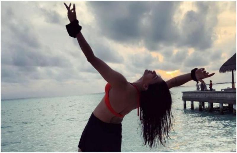 sushmita sen is in maldives