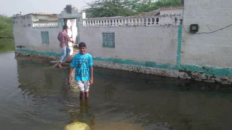 Kudla again surrounded by dirty water, people concern increased