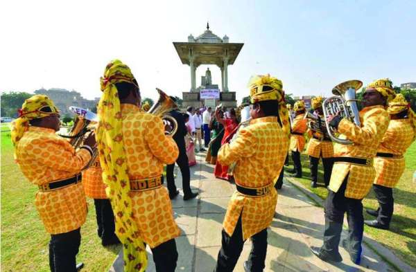 ढूंढाड़ परिषद की ओर से स्टेच्यू सर्किल पर जयपुर का स्थापना दिवस देखे तस्वीरें