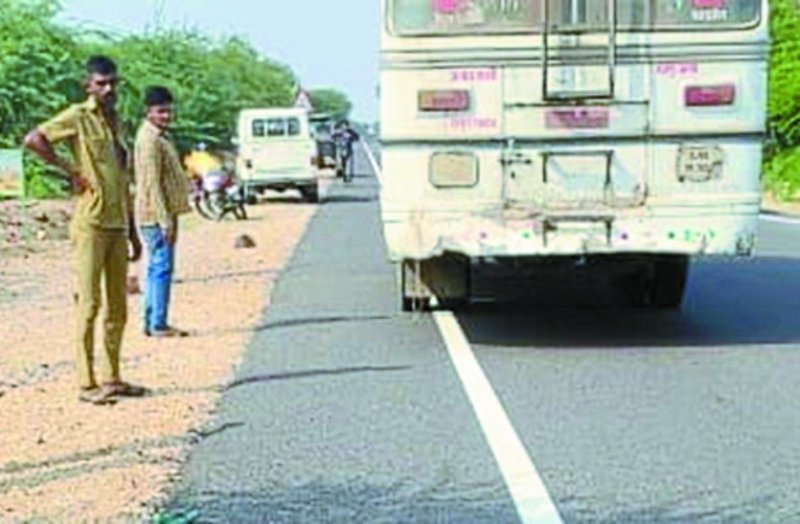 Youth dies after being hit by private bus