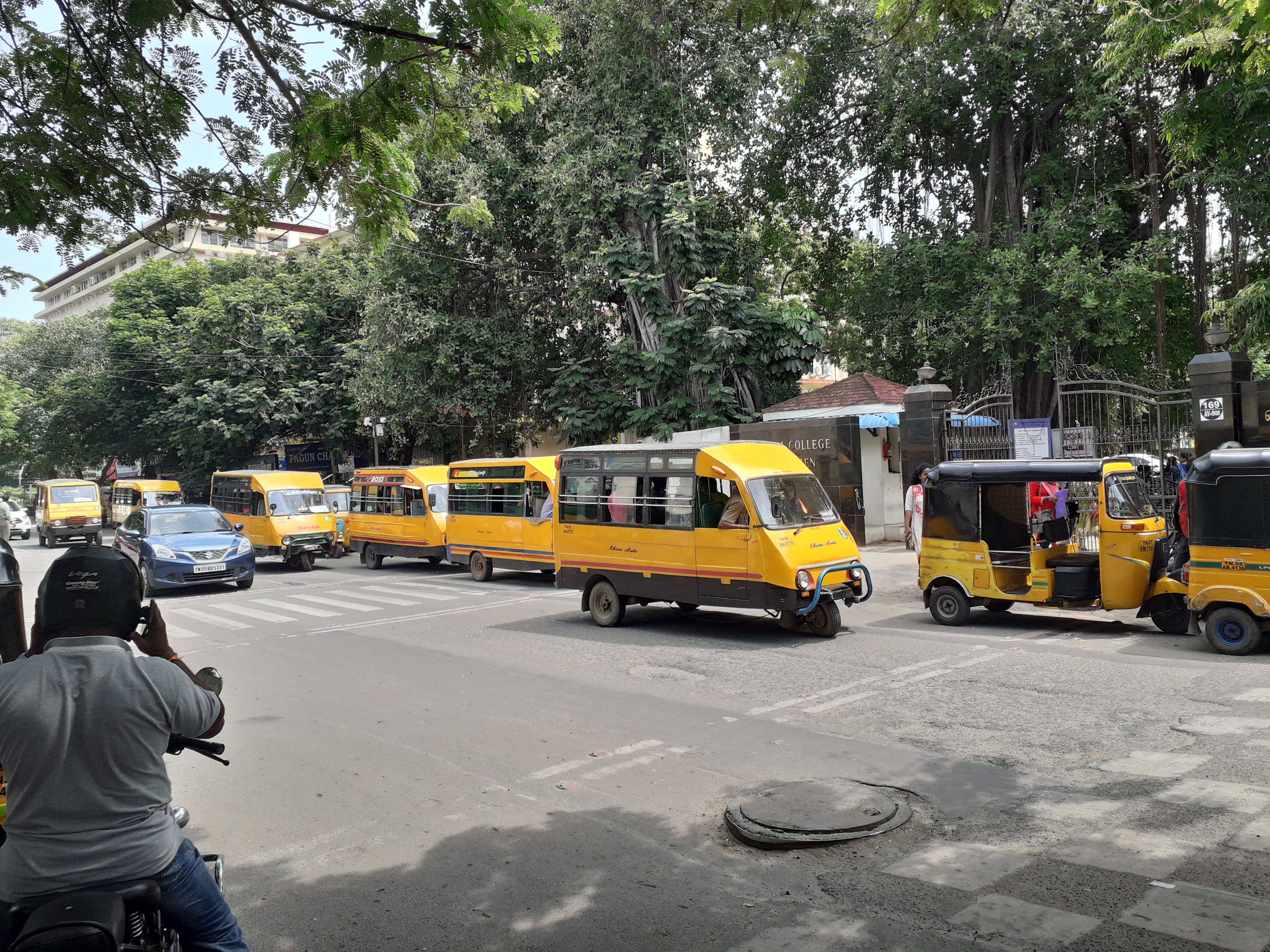 Share auto drivers can often be seen violating traffic rules