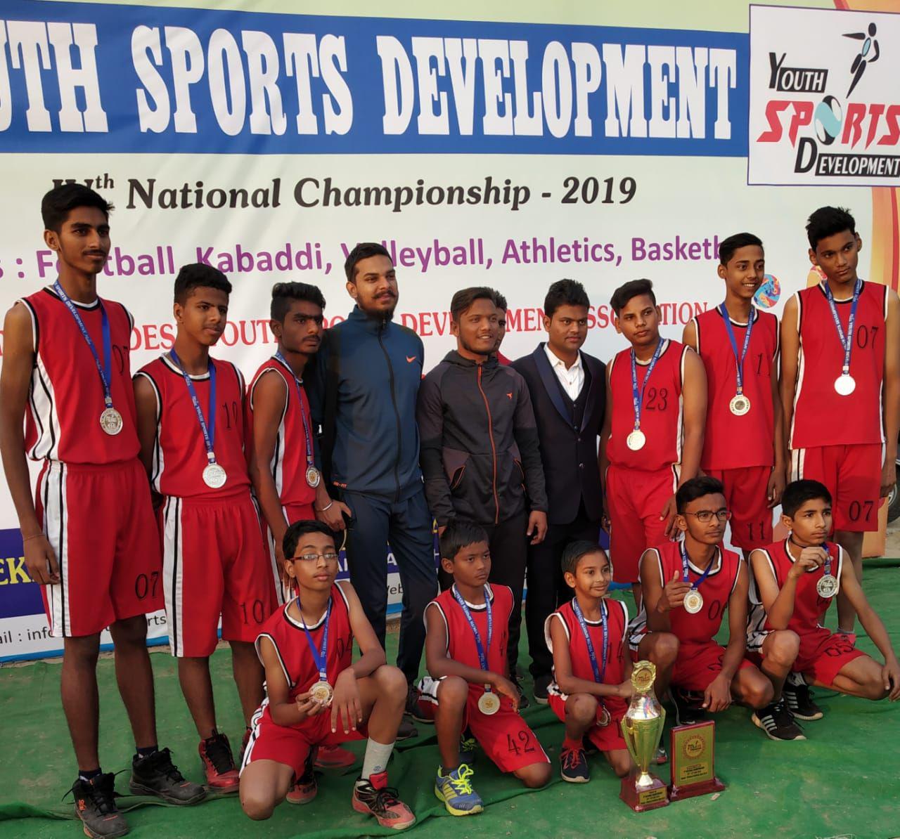 राष्ट्रीय बास्केटबॉल प्रतियोगिता: प्रदेश टीम का किया प्रतिनिधित्व, दूसरे स्थान पर रही टीम