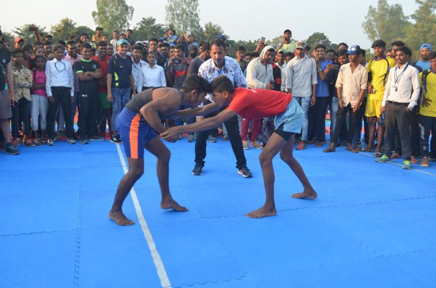 Players of Sohagpur block dominated the Olympic Games competition