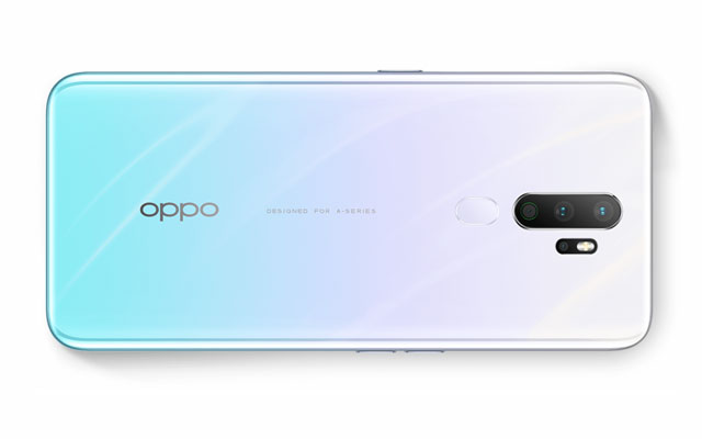 OPPO A9 2020 gradient white colour Variant