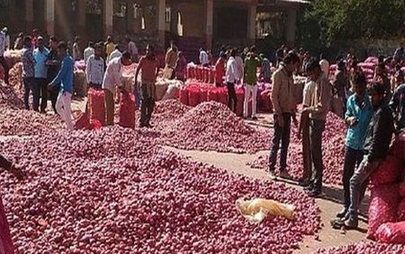 मध्यप्रदेश की इस मंडी में प्याज 64 रुपए किलो बिका