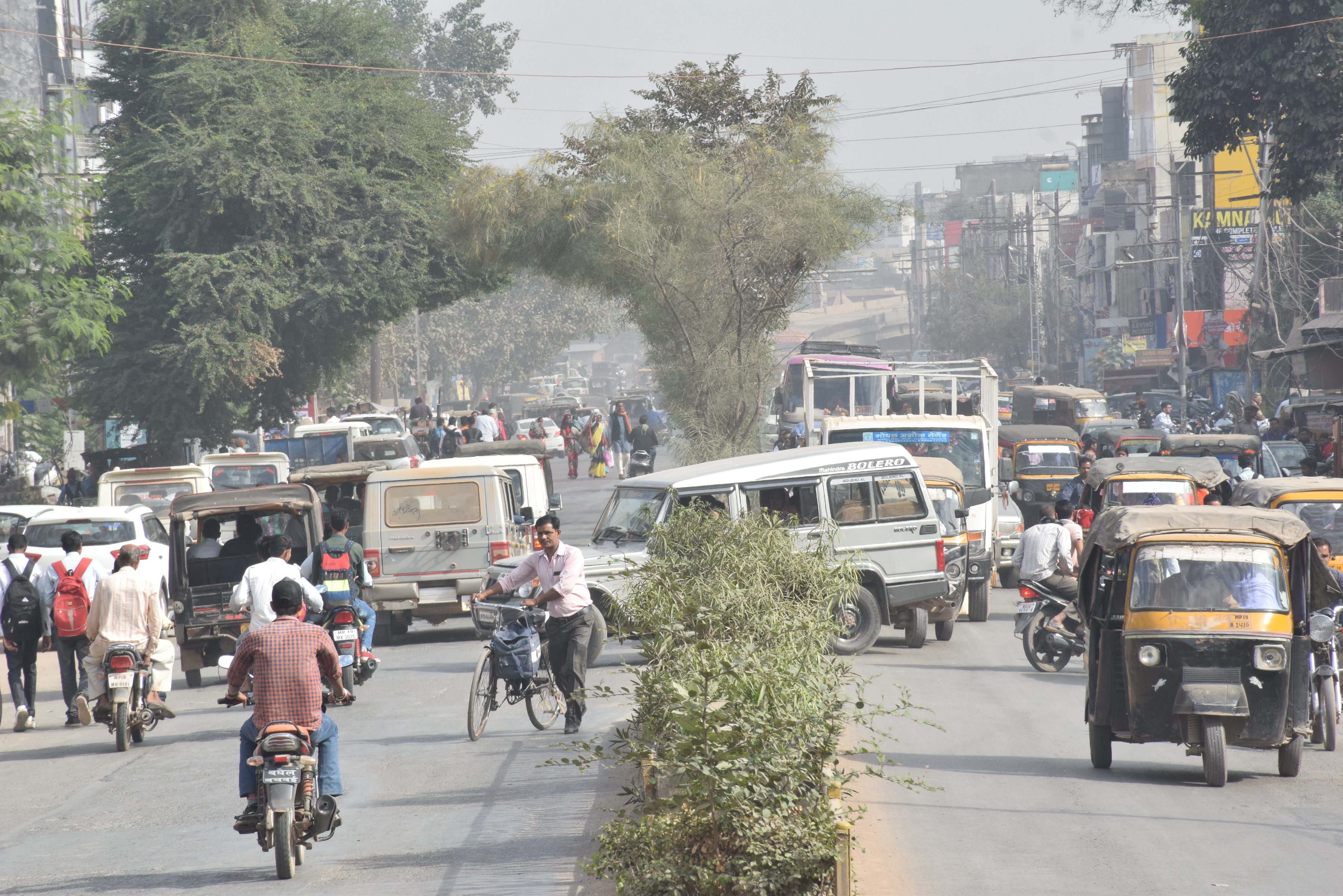 City of Satna in Jam Jham, Seven U-Turns in one km