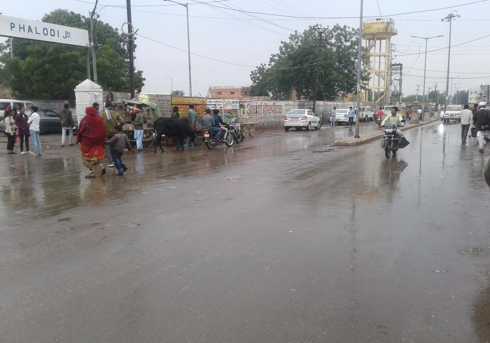 Rain in jodhpur rural area
