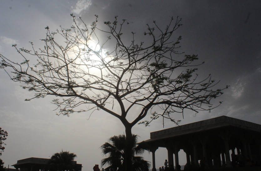 Weather report: आसमान में छितराए बादल, मौसम में ठंडक