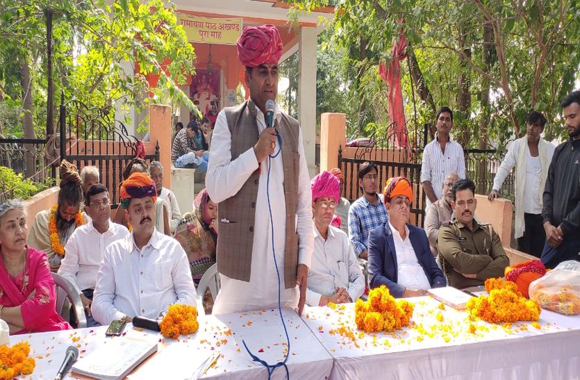 131 people operated in the camp in bhilwara