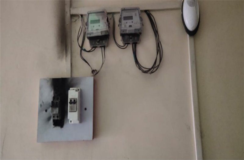 A woman came in contact with 132 KV line, a referrer