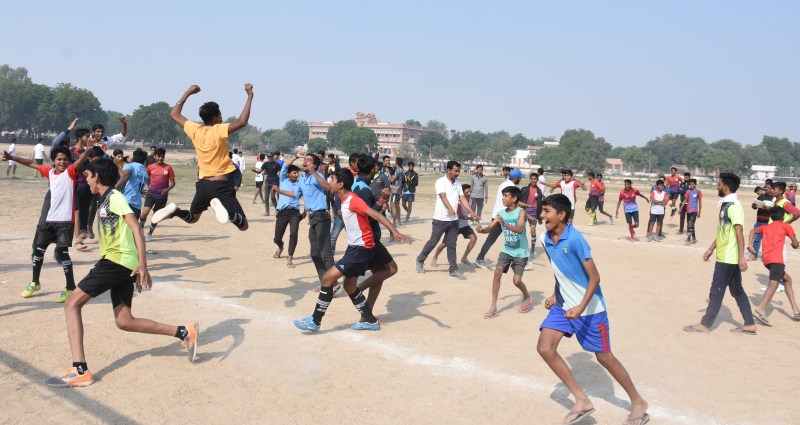 Pie Olympics in bikaner