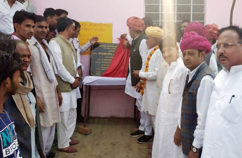 विधायक प्रशांत बैरवा ने किया एक दर्जन विकास कार्यों का लोकार्पण