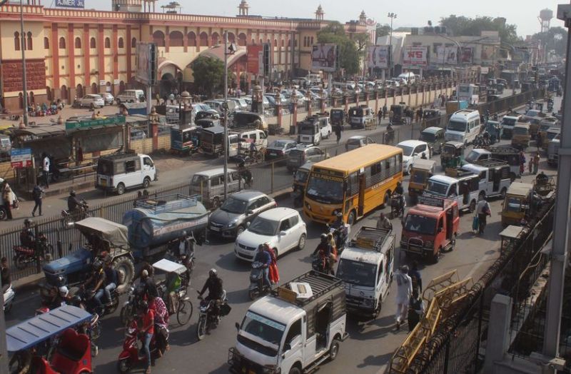 traffic in ajmer