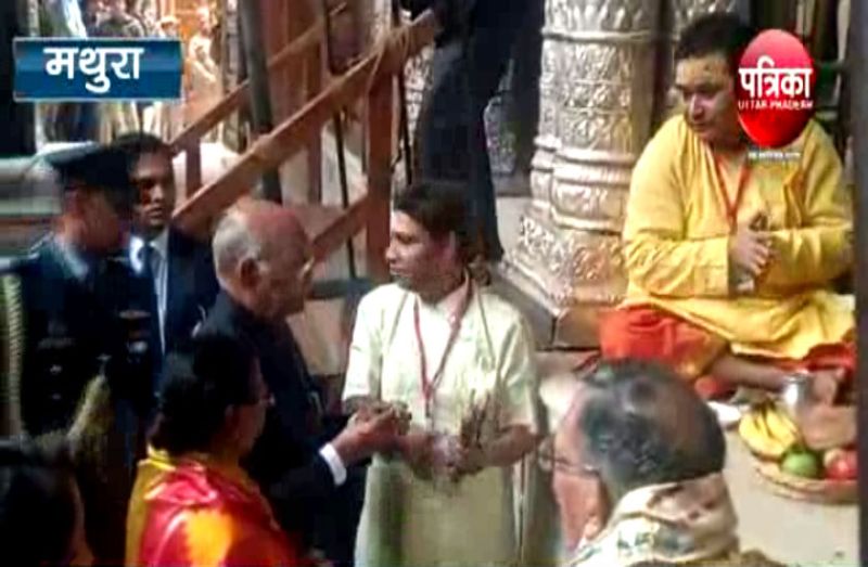 गोविंद के चरणों में राष्ट्रपति कोविंद, दर्शन कर मांगी मनौती