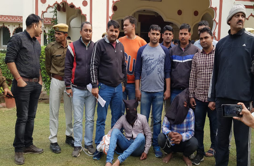 अलवर और भरतपुर में आतंक बने 50 हजार का इनामी बदमाश पकड़ा