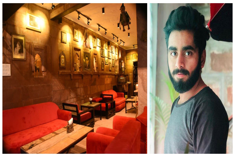 interior designer sawai singh bhati designed cafe come art gallery
