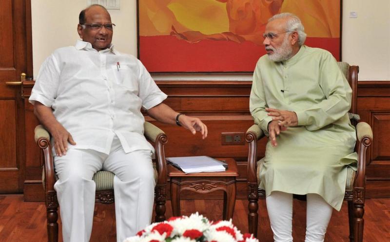 sharad pawar and narendra modi