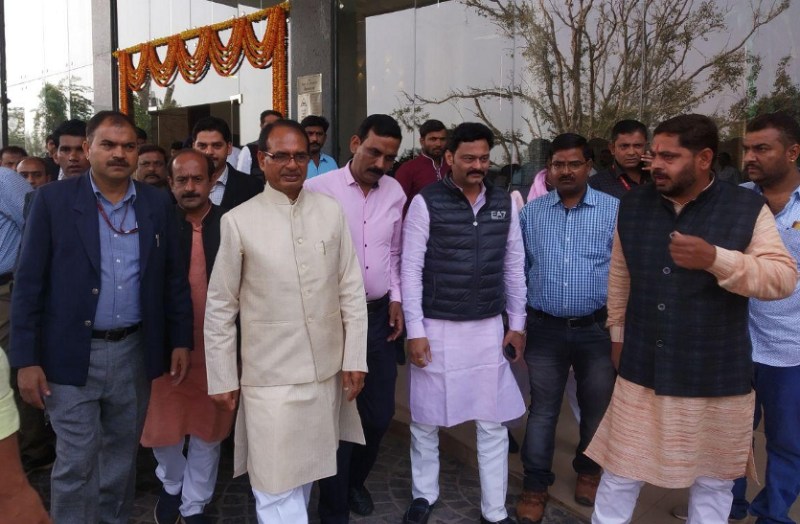 Former Chief Minister Shivraj Singh Chauhan and activist
