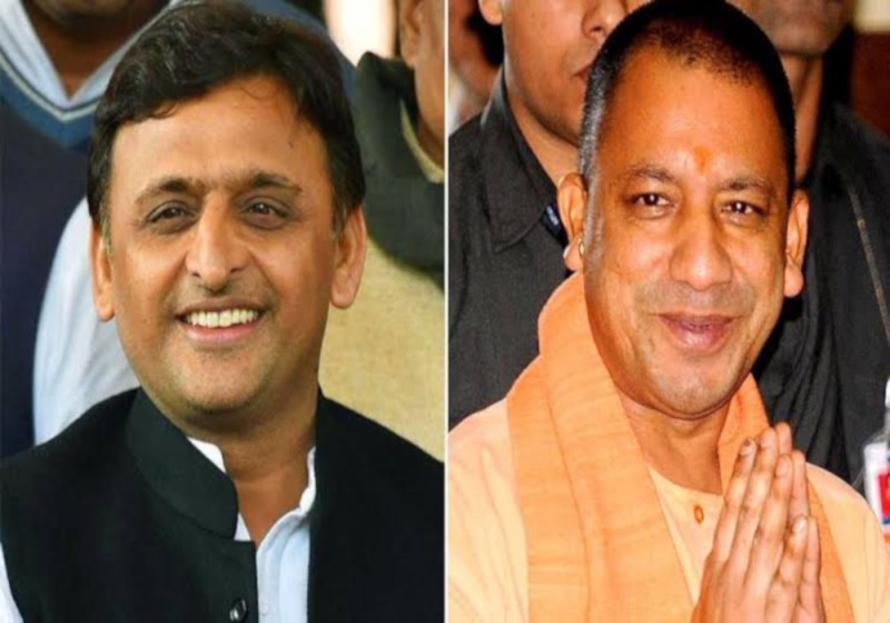 File Photo of Akhilesh Yadav and Yogi Adityanath